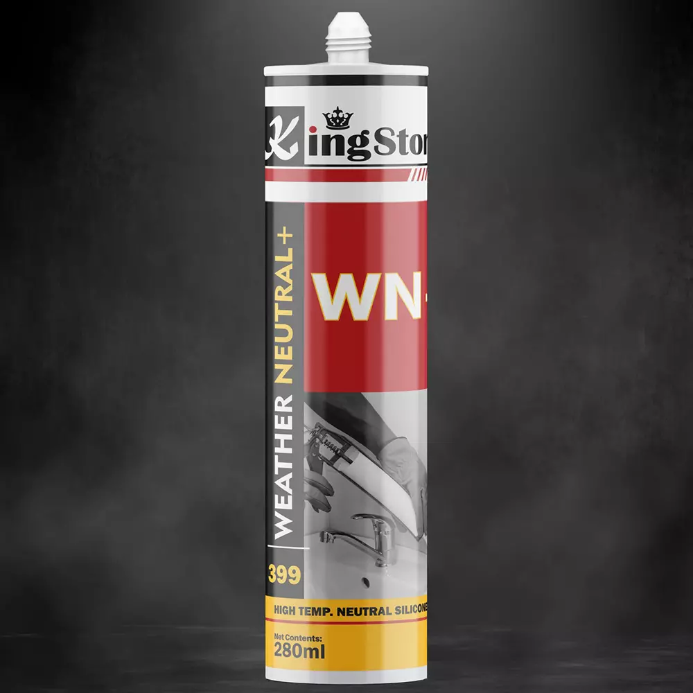 Kinston Silicone Sealant Weather Neutral 280 ml White, WN+ 399 (Pack of 25 Pcs)