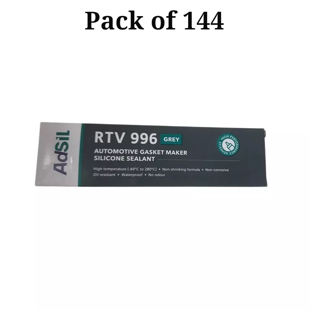 adsil-85-g-each-rtv-996-silicone-sealant-automotive-gasket-maker-grey-for-commercial-purpose-pack-of-144