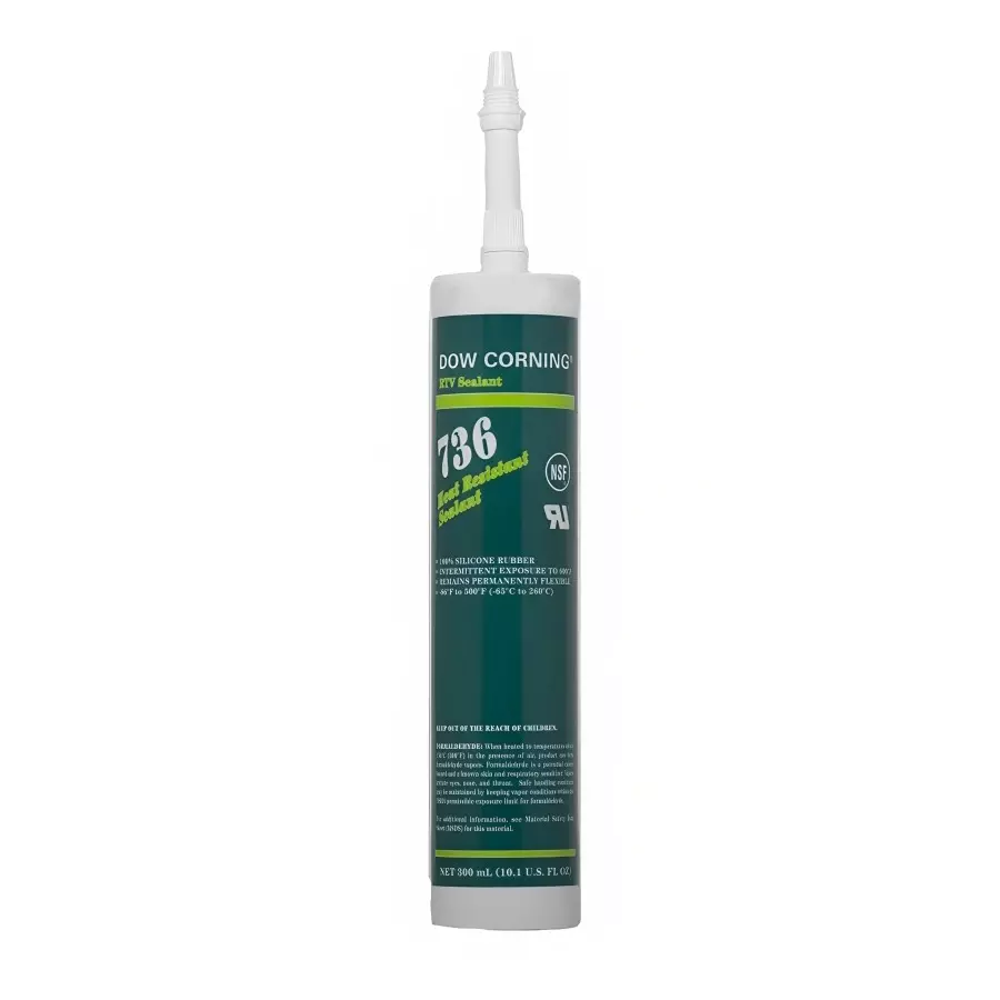 Dow Corning 736 Heat Resistant Sealant 20 g Red, 260°C to 315°C Temperature Range