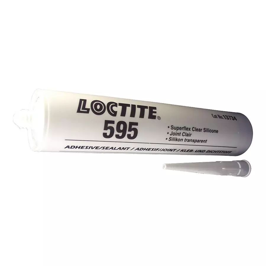LOCTITE Sealant, Silicone, 595, Clear, 310Ml, 595, 310ML
