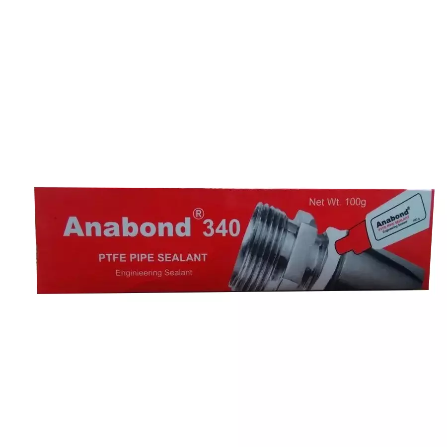 Anabond PTFE Pipe Sealent 100 g Tube Polytetrafluoroethylene White Paste Item Form, 340