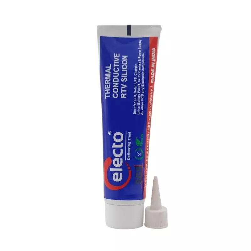 Electo 2073T RTV Thermal Adhesive White 1.5 TC Paste Item Form 100 ml Tube Packaging Type