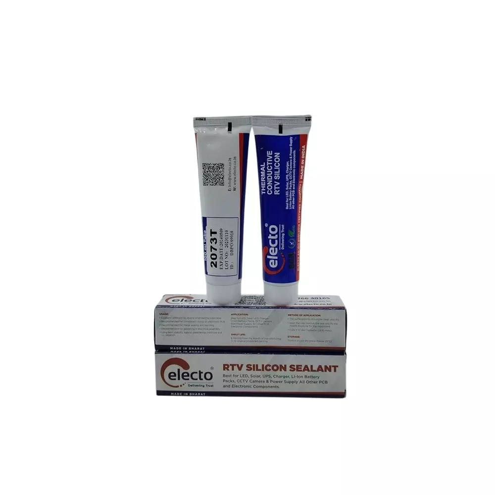 Electo 2073T RTV Thermal Adhesive White 1.5 TC Paste Item Form 100 ml Tube Packaging Type