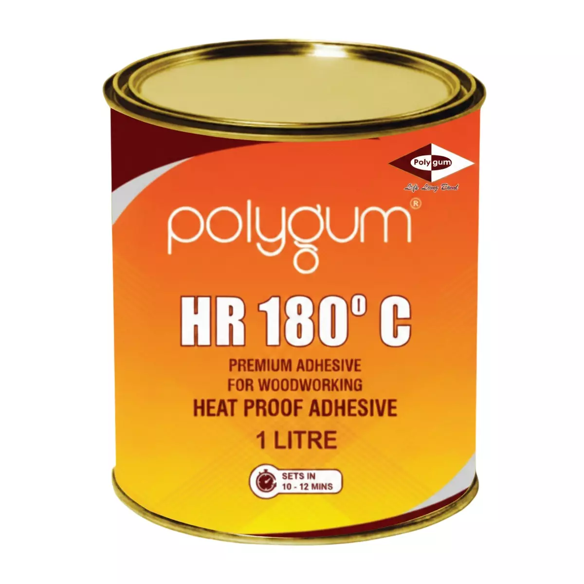 Polygum 1 L Heatex Rubber Adhesive for High Temperature Applications and Fast Drying