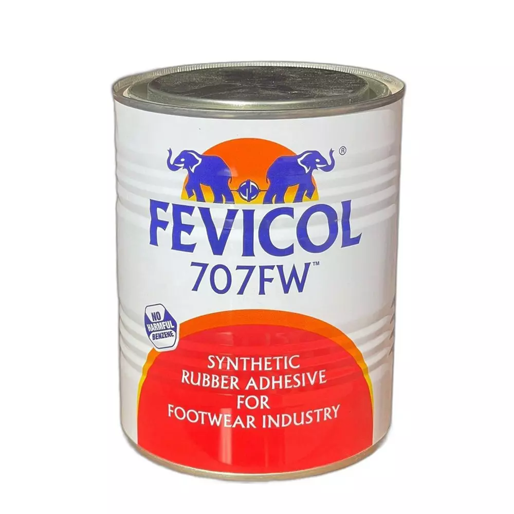 Fevicol Synthetic Rubber Adhesive 500 ml White For Footwear Industry, 707 FW (Pack of 4)