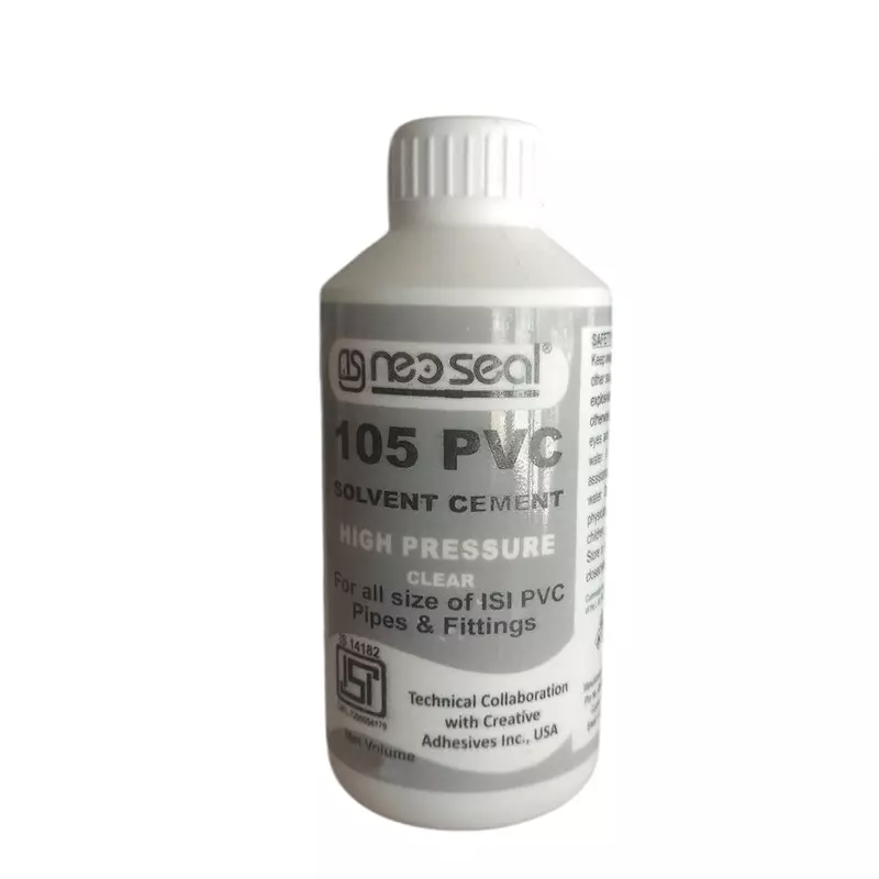 NeoSeal High Peressure Isi PVC Solvent Cement Grade-105 Bottle 1 L (Pack of 12)