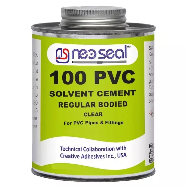 NeoSeal Regular PVC Solvent Cement Grade-100 Tin 100 ml (Pack of 24)