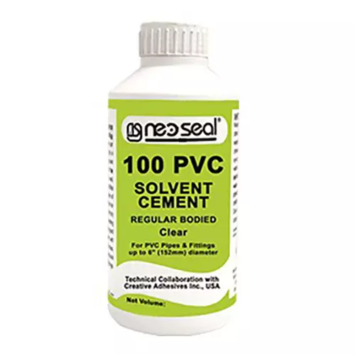 NeoSeal Regular PVC Solvent Cement Grade-100 Bottle 1 L (Pack of 12)