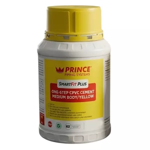 Prince SmartFit Plus Series 100 ml Coex Bottle White, Yellow Color Liquid Form for Pipe Fittings & Plumbing, IT101958