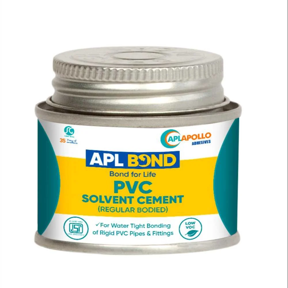 APL Apollo PVC Solvent Cement-Tin For Joining Two or More Pipes, PMSLXX50MLTC (Tin of 50 ml)