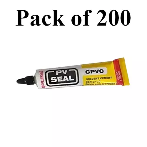M-Seal PV Seal CPVC Solvent Cement 20 ml Tube for CPVC Pipes and Fittings (Pack of 200)