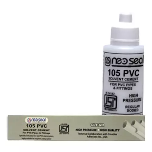 NeoSeal High Peressure Isi PVC Solvent Cement Grade-105 Tube 100 ml (Pack of 48)
