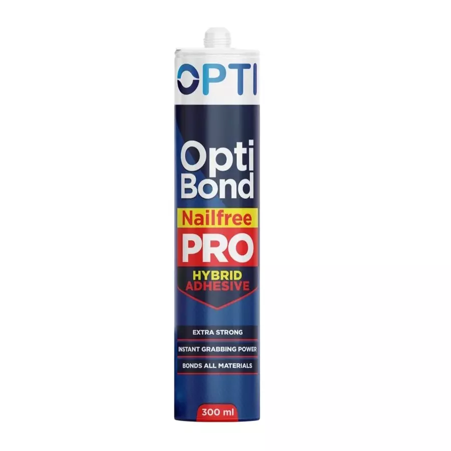 Opti Bond Nailfree PRO Hybrid Adhesive White MS Polymer 300 ml
