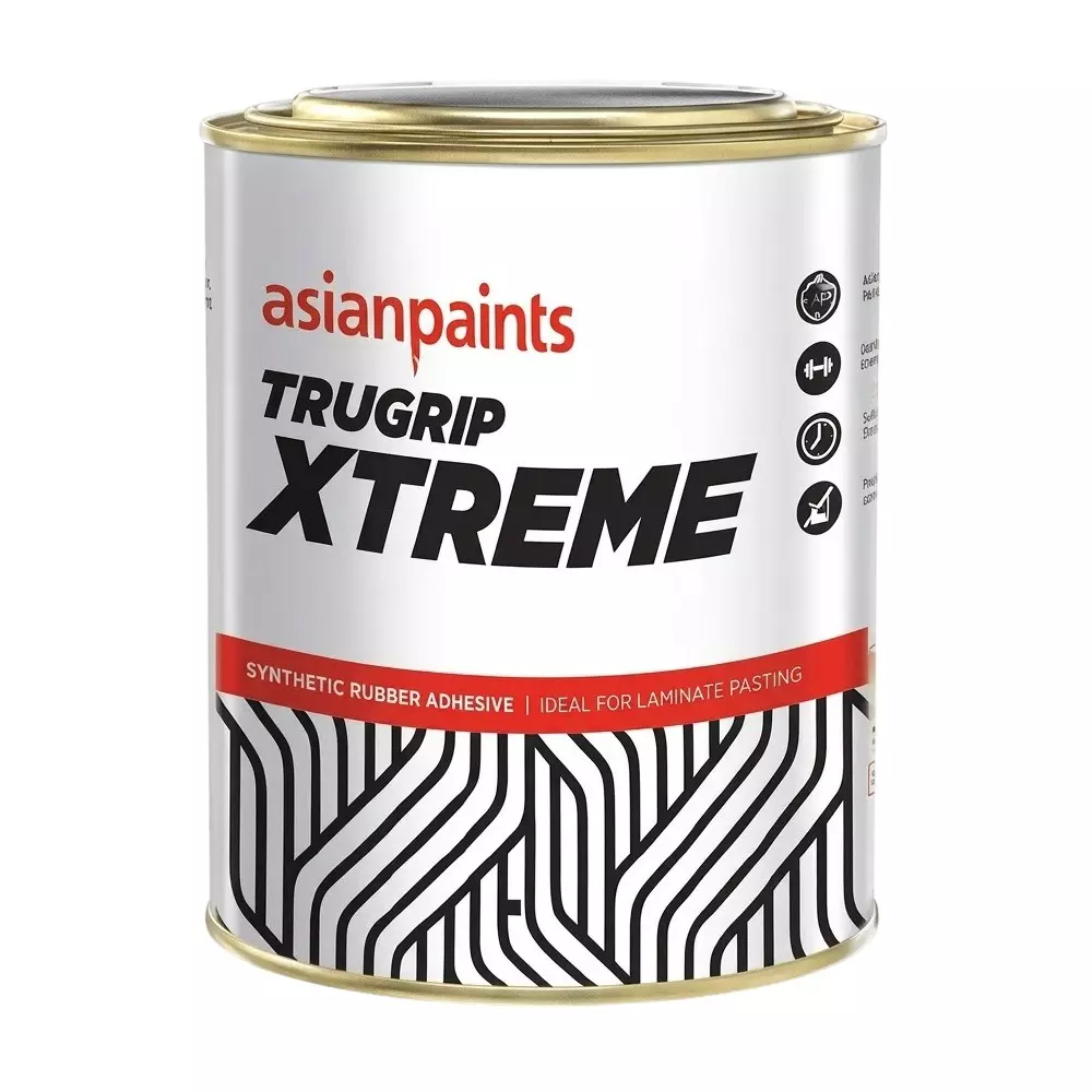 Asian Paints Trugrip Xtreme Construction Adhesive Waterproof Bond Clear 500 G Container Gel Form for Multipurpose Use