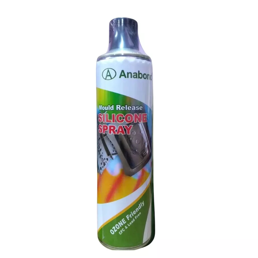 Anabond 550 ml Silicone Mould Release Aerosol Spray Bottle for Plastic, Rubber Surface