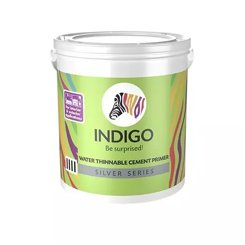 Indigo Silver Series 10 L Water Thinnable Cement Primer White, INDIGO00819