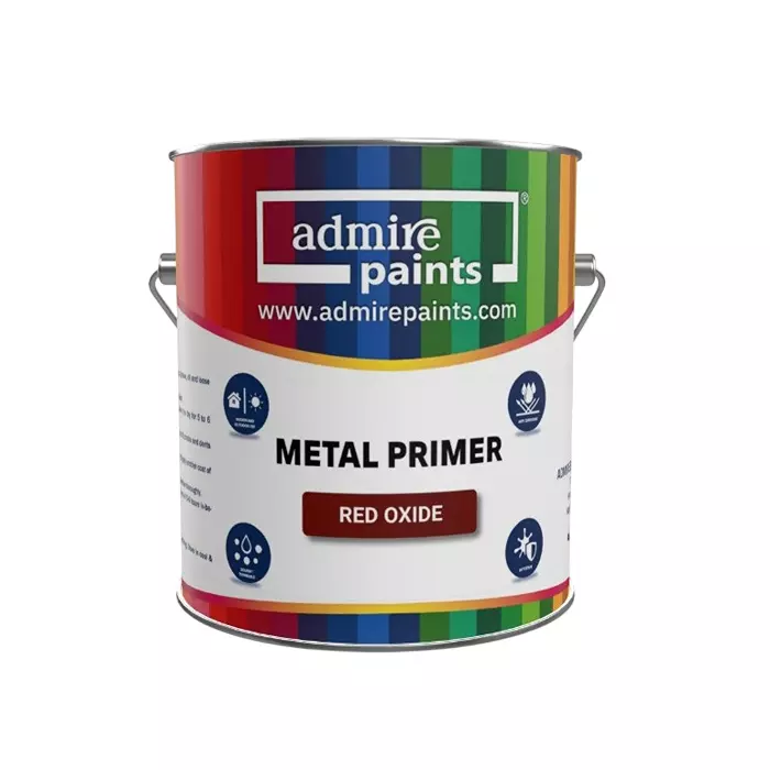ADMIRE PAINTS Metal Primer Matt Finish Acrylic Type 1 L Red Oxide