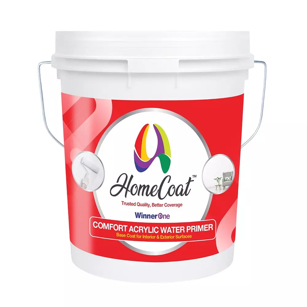 WinnerOne Comfort Aryclic White 1 L Bucket Smooth Finish Type for Interior Walls