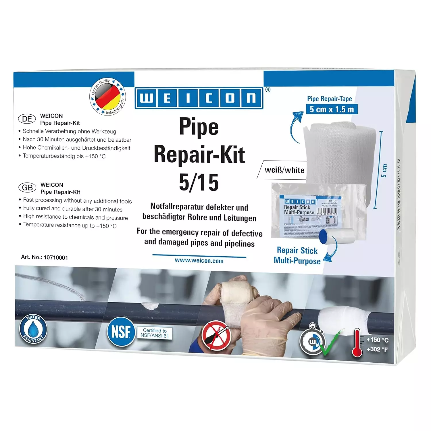 WEICON Pipe Repair Kit 5/15