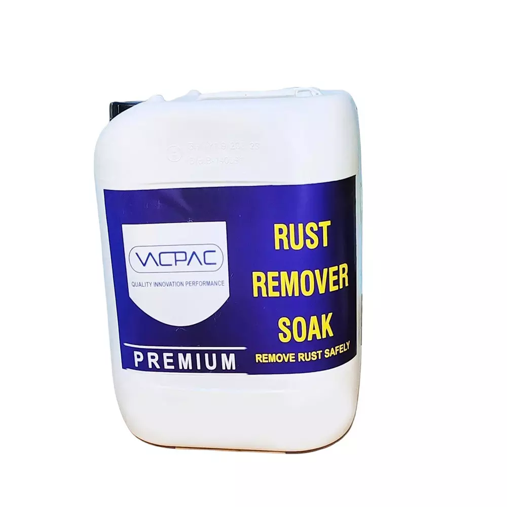 VAC PAC Water-Based Rust & Browning Remover 20 L for Steel, Chrome, Weapons, Tools & Automotive Parts