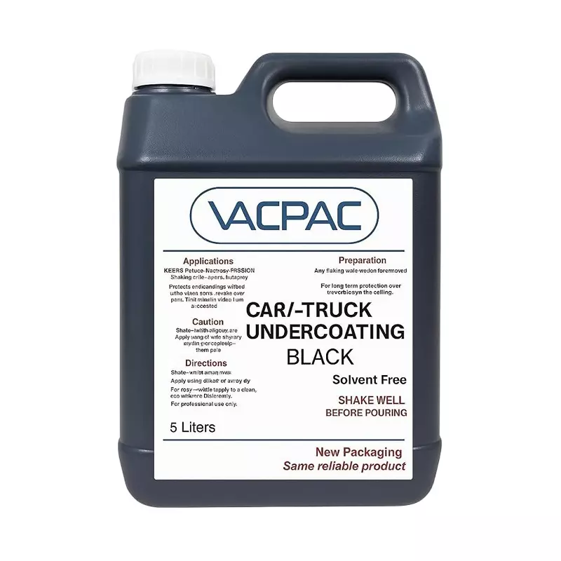 VAC PAC Premium Heavy Duty Rust Protection & Thick Film Coating 5 L for Trucks, ‎VP-UC