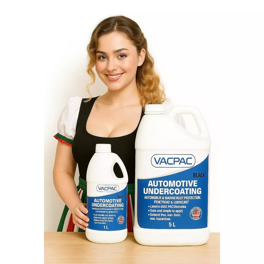VAC PAC Premium Heavy Duty Rust Protection & Thick Film Coating 5 L for Trucks, ‎VP-UC