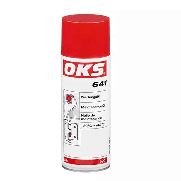 OKS Maintenance Oil Spray 3 mm²/s @40°C Viscosity 0.83 g/cm³ @20°C Density 500 ml, 641