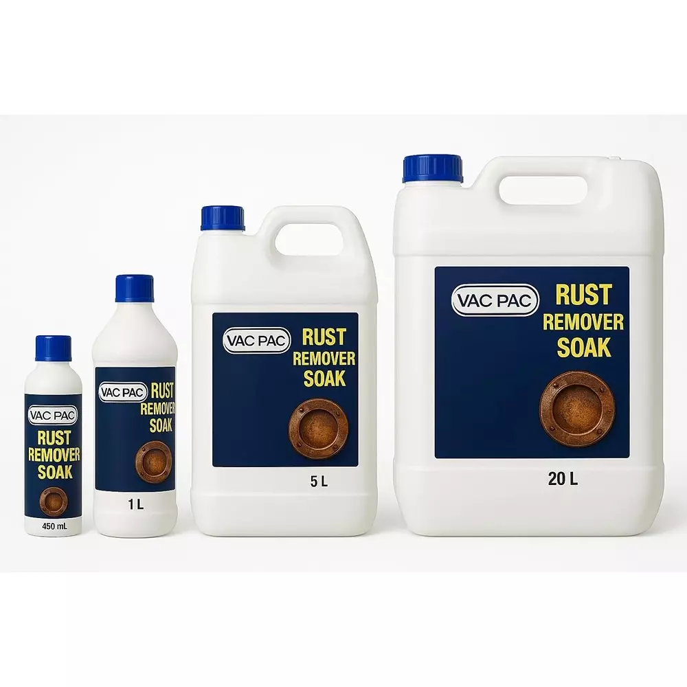VAC PAC Premium Rust Remover 450 ml for Steel, Iron, Copper, Aluminium and Chrome