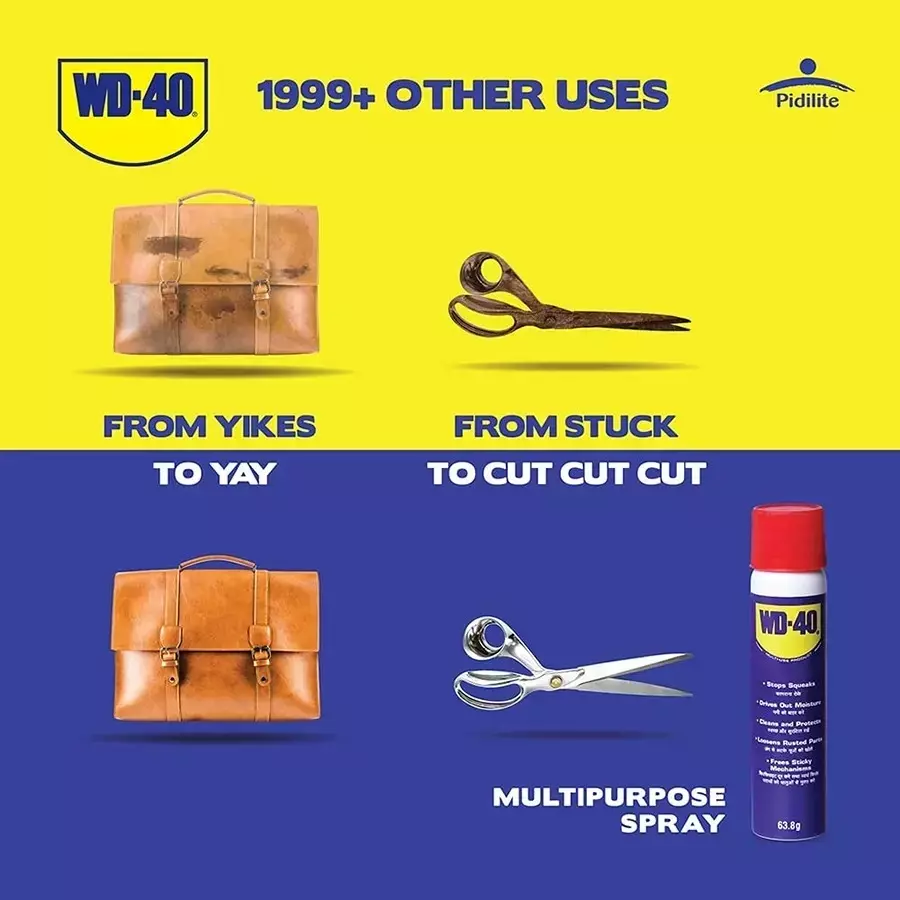 WD-40 Multipurpose Cleaning Spray 63.8 g (Pack of 24)