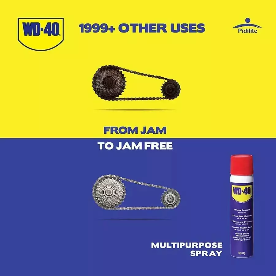 WD-40 Multipurpose Cleaning Spray 63.8 g (Pack of 24)
