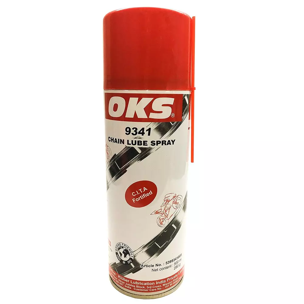 OKS Chain Lube Spray 500 ml for Long Lasting Lubrication of Motorcycle Chains, 9341