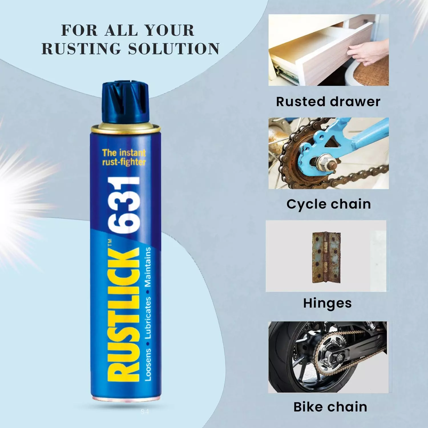 RUSTLICK 370 ml Spray Blue, 631