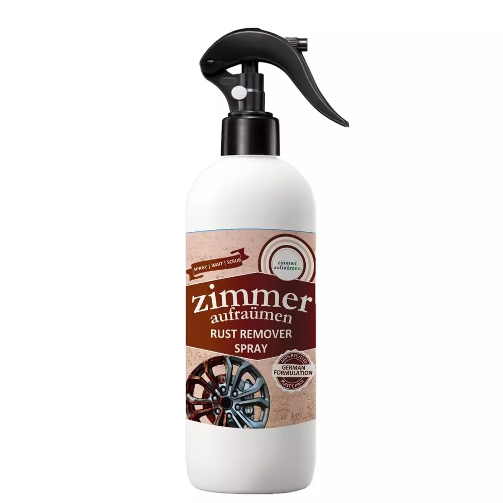 Zimmer Aufraumen Industrial Grade Metal Rust Remover Spray Liquid 500 ml Bottle, ZA-RUST500ML