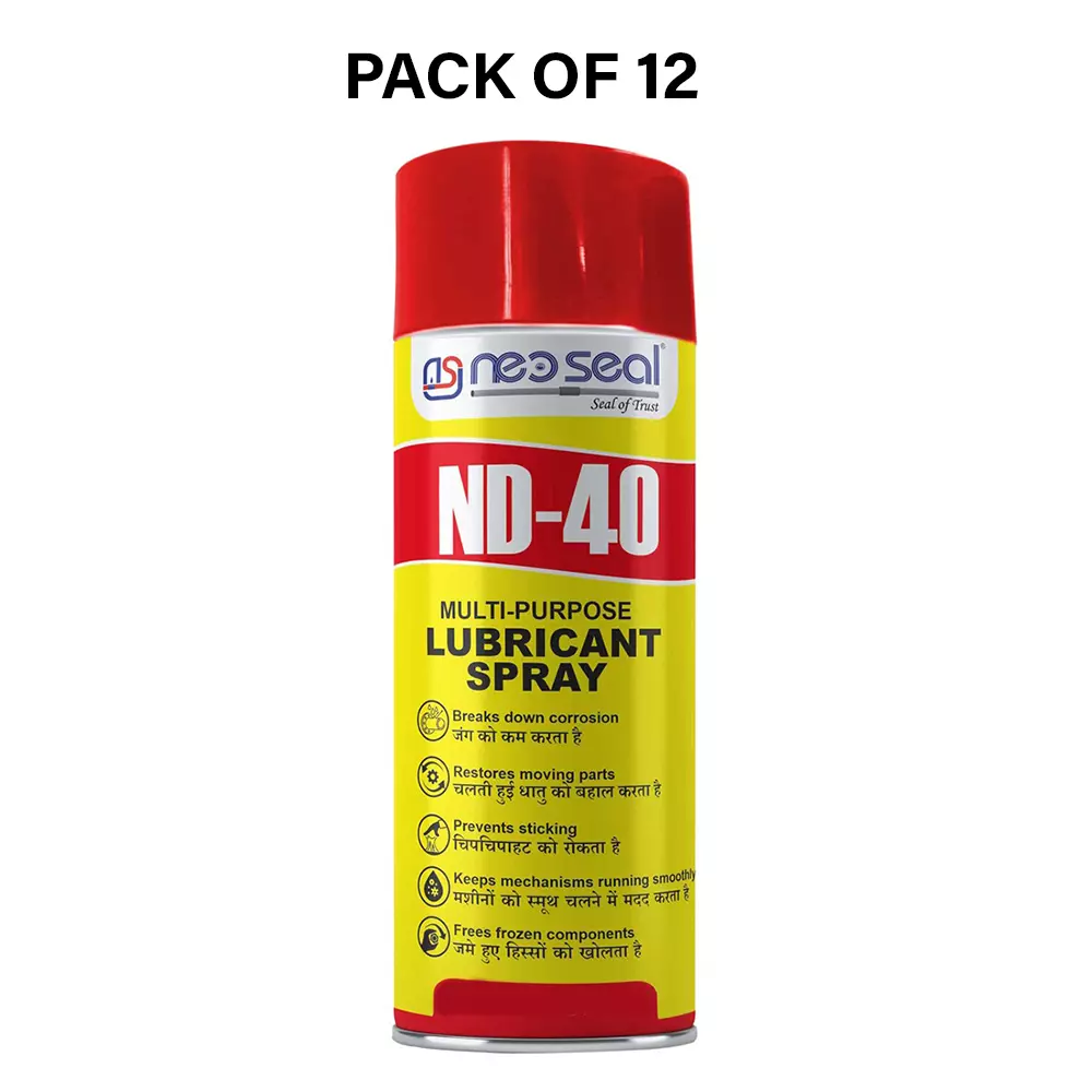 NeoSeal ND-40 Multipurpose Lubricant Spray 400 ml (Pack of 12)