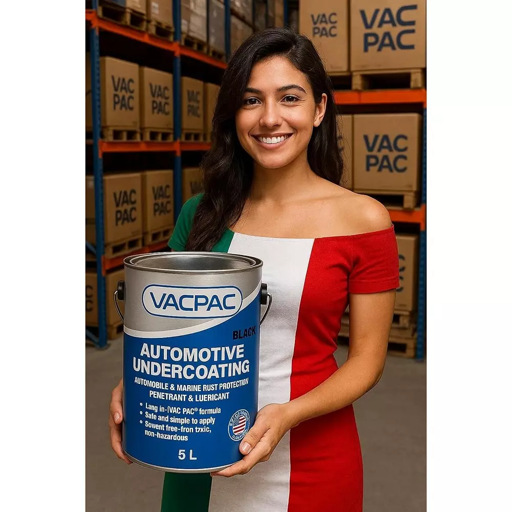 VAC PAC Premium Heavy Duty Rust Protection & Thick Film Coating 1 L for Cars