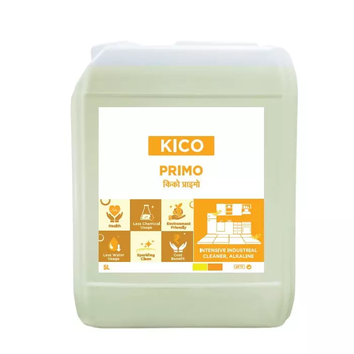 Kico Primo Multi Purpose Cleaner 5 L Capacity Can Liquid Form Fresh Fragrance for Kitchen, Home & Hotels Use