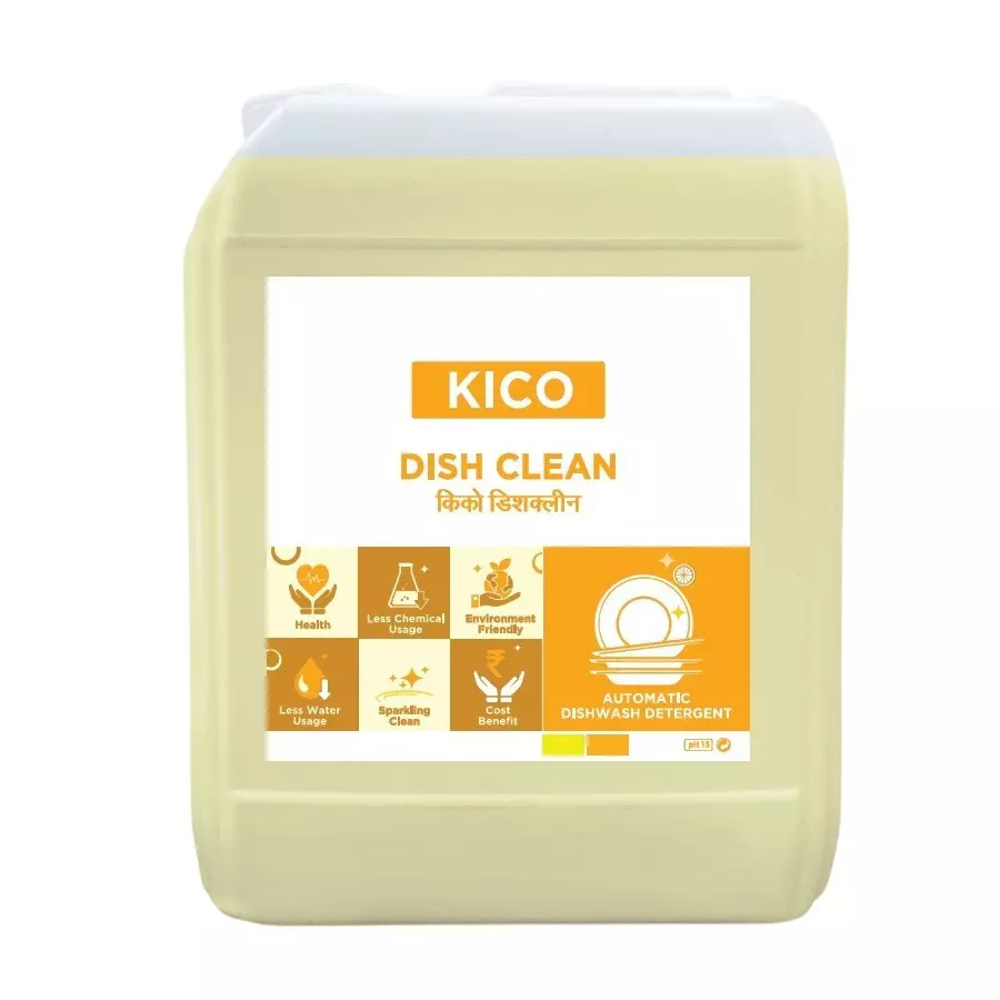 Kico Dishclean Dish Wash Detergent 30 L Capacity Can Liquid Form Fresh Fragrance for Kitchen, Home & Hotels Use
