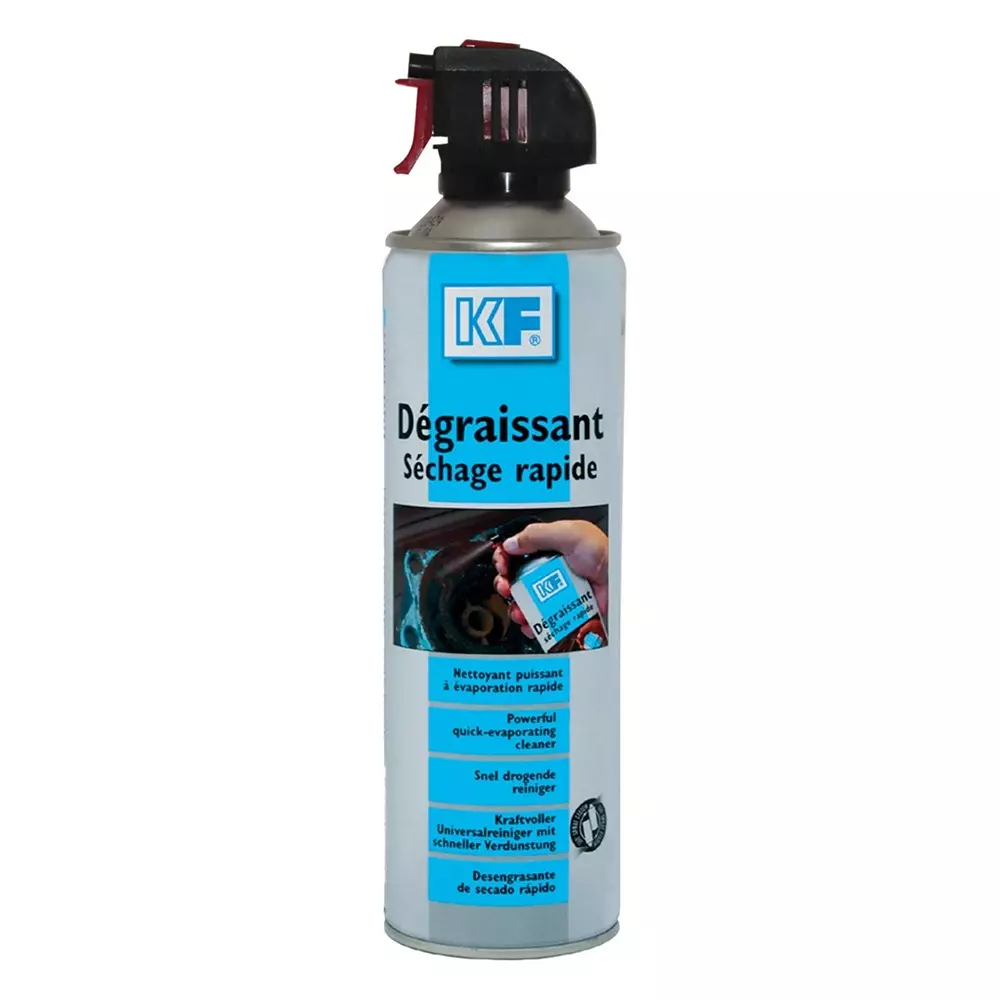 CRC Kf DEGRAISSANT SECHAGE RAPIDE Flammable Industrial Cleaner 650ml / 500ml Aerosol, 6641