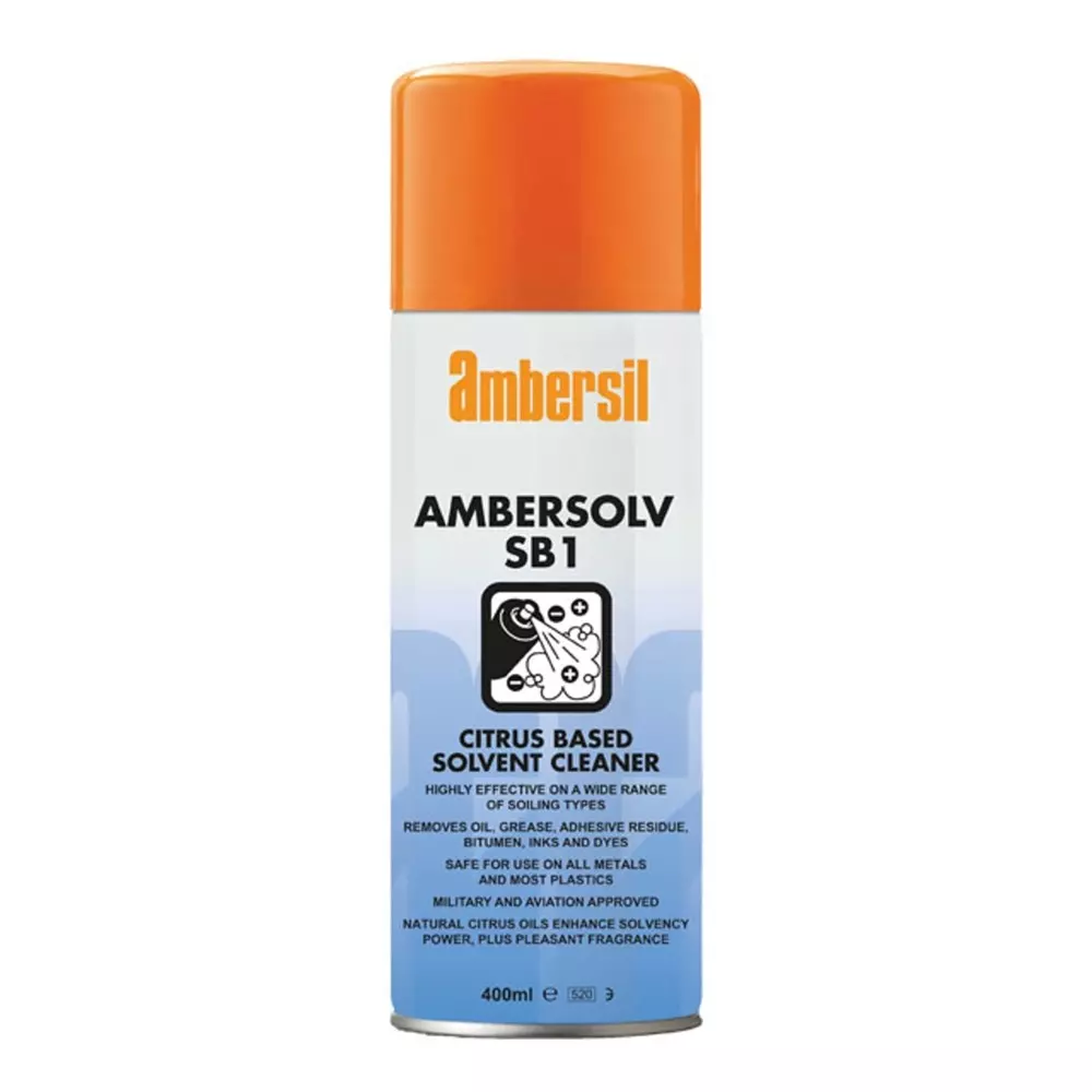 Ambersil Ambersolv SB1 Solvent Based Degreaser 400 ml Aerosol, 31598-AC