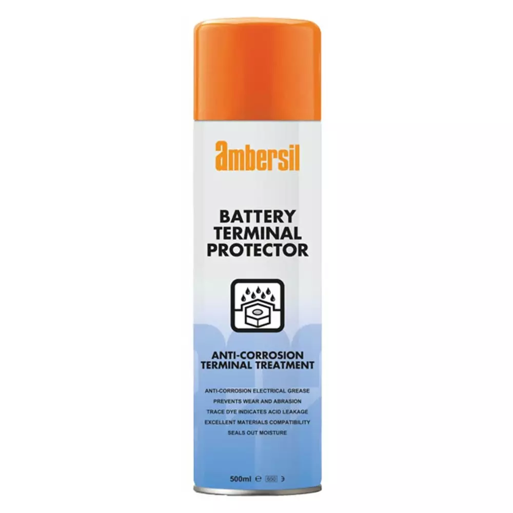 Ambersil Yellow 500 ml Aerosol TERMINAL ProtectOR Rust Corrosion Inhibitor, 31618-AB