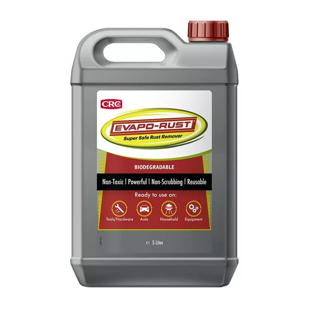 CRC Transparent 5 L Can EVAPO-RUST Rust Remover, 33400