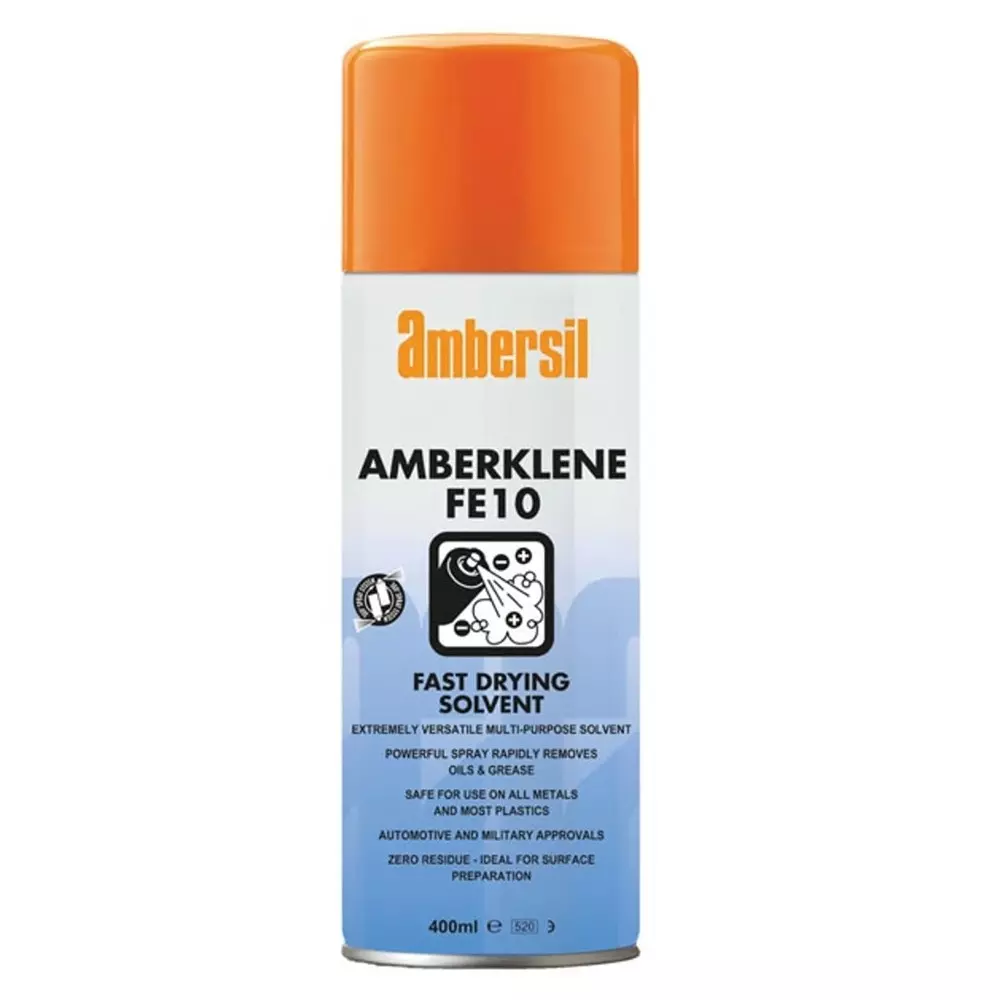 Ambersil Amberklene FE10 Fast Drying Degreaser 400 ml Aerosol, 31553-AD