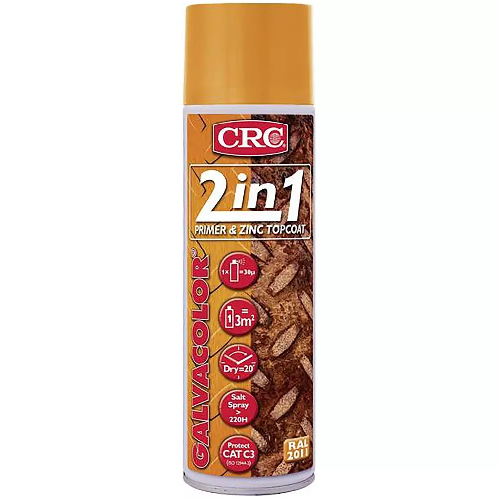 CRC Orange 500 ml Can GALVACOLOR 2011 Rust Corrosion Inhibitor, 32170
