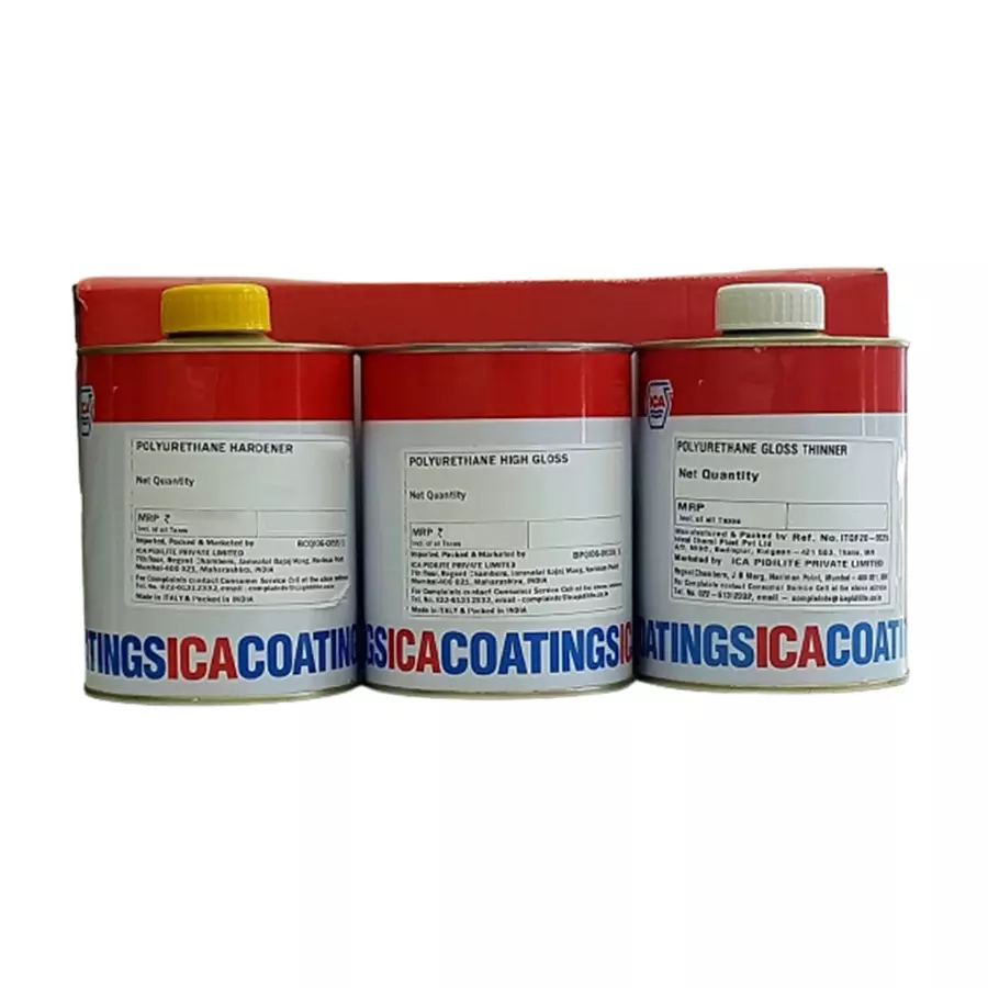 Buy ICA Pidilite PU Clear Exterior Gloss Combo Pack 1 ltr (CMB RH LAC