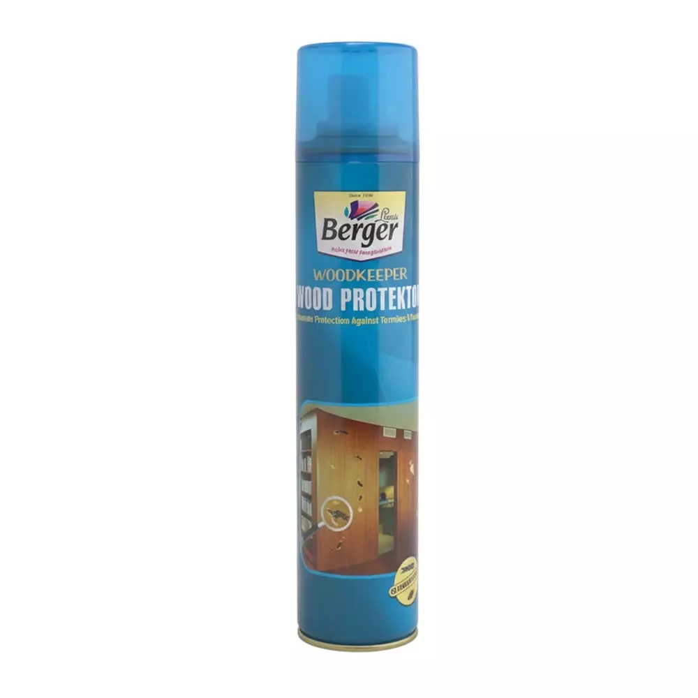 Berger 320 ml Woodkeeper Wood Protektor Spray Liquid Form for Preserving Wooden Crafts and Objects