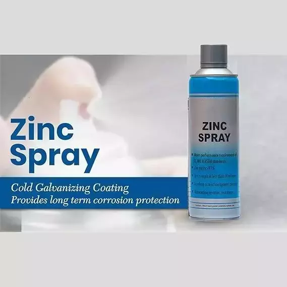 GENERIC Zinc Spray 500 ml Bright Finish (Pack of 6 Pcs)