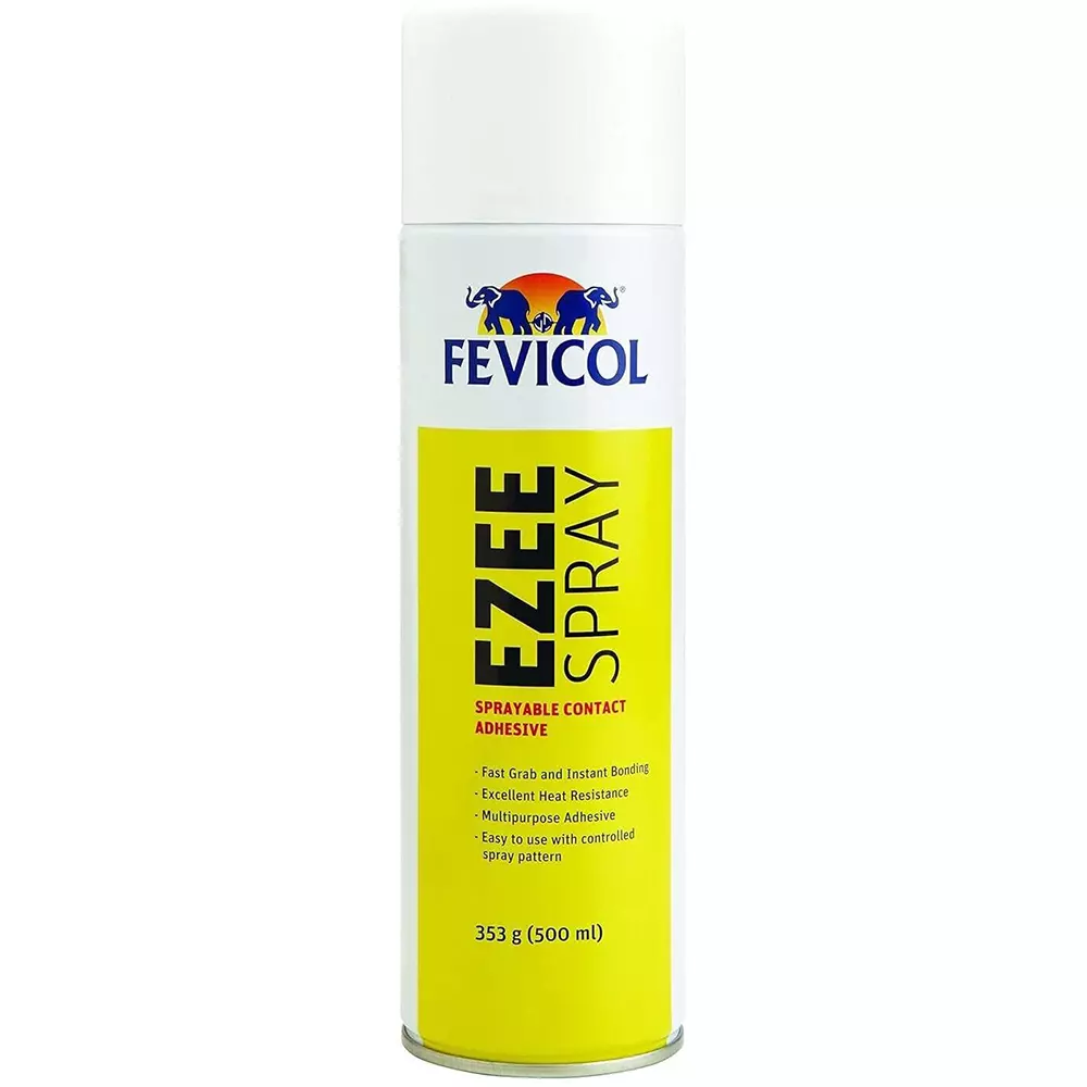 Fevicol Ezee Spray Sprayable Adhesive 500 ml 2 min Bond Time For Soundproofing & Acoustic Panels Adhesive