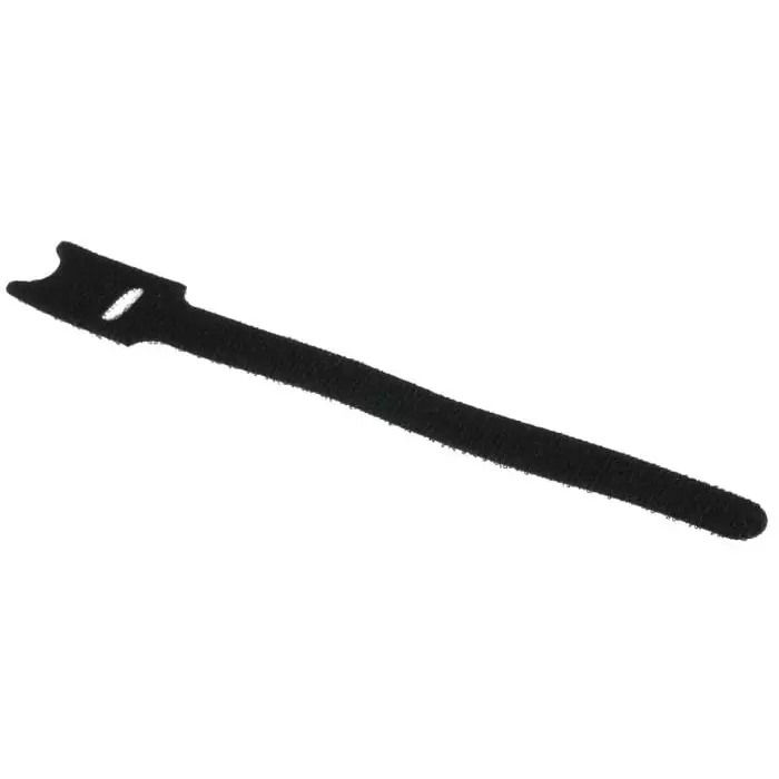 RS PRO Black Hook Loop Tape 20 mm x 200 mm