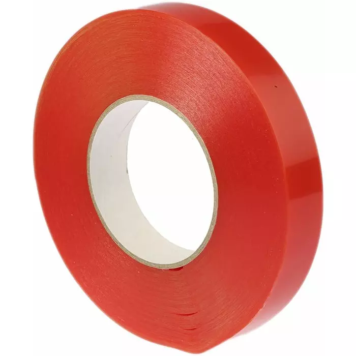 Hi-Bond HB397F Transparent Double Sided Polyester Tape 0.23 mm Thick 15.6 N/cm PET Backing 25x50m, HB397F-25