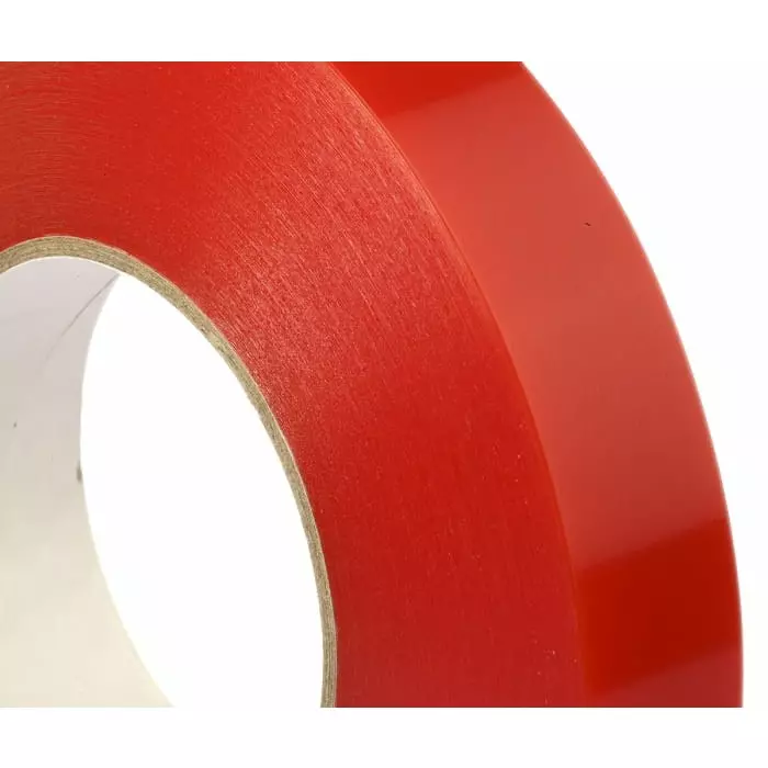 Hi-Bond HB397F Transparent Double Sided Polyester Tape 0.23 mm Thick 15.6 N/cm PET Backing 25x50m, HB397F-25